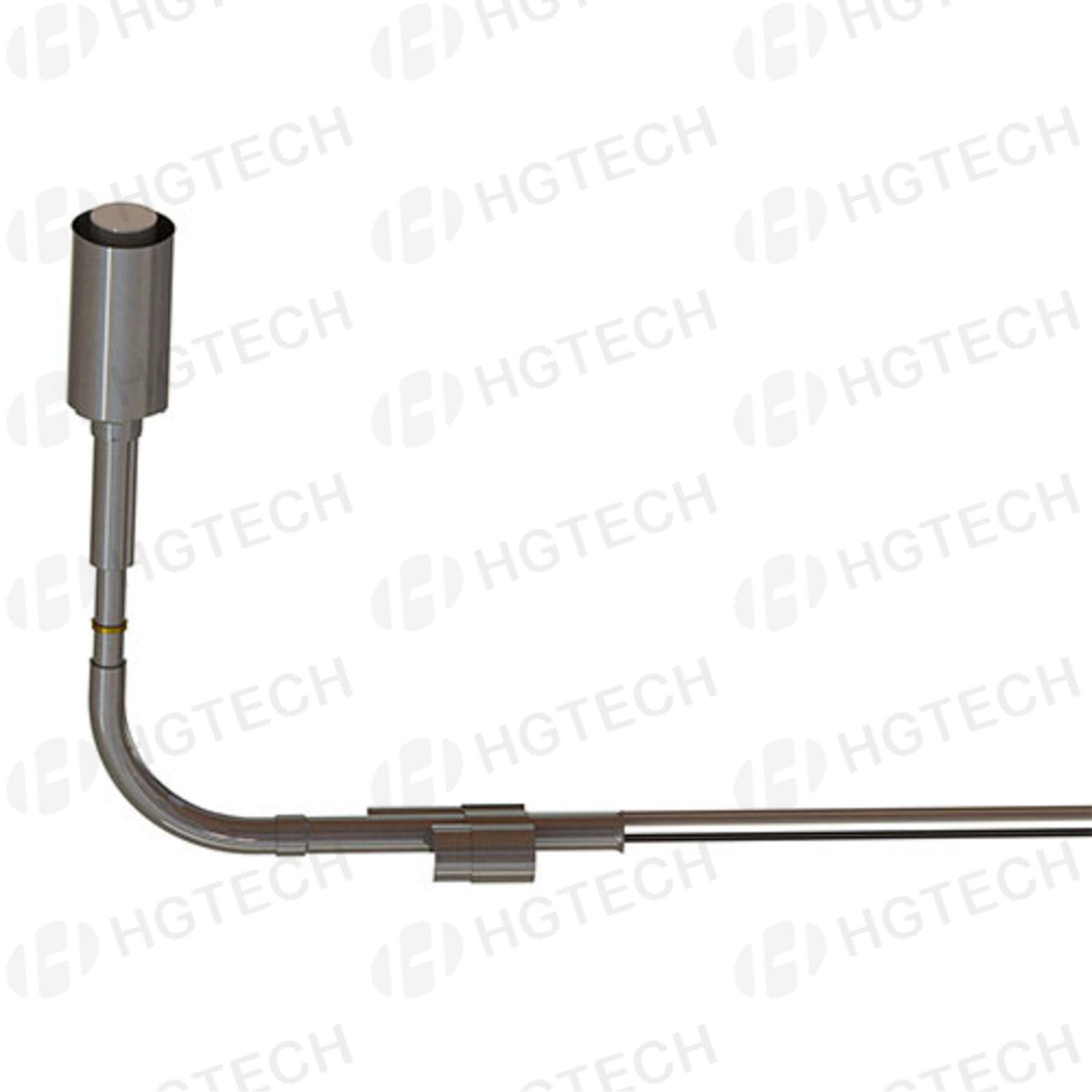 Anti-dry-overheating temperature sensor for gas stove